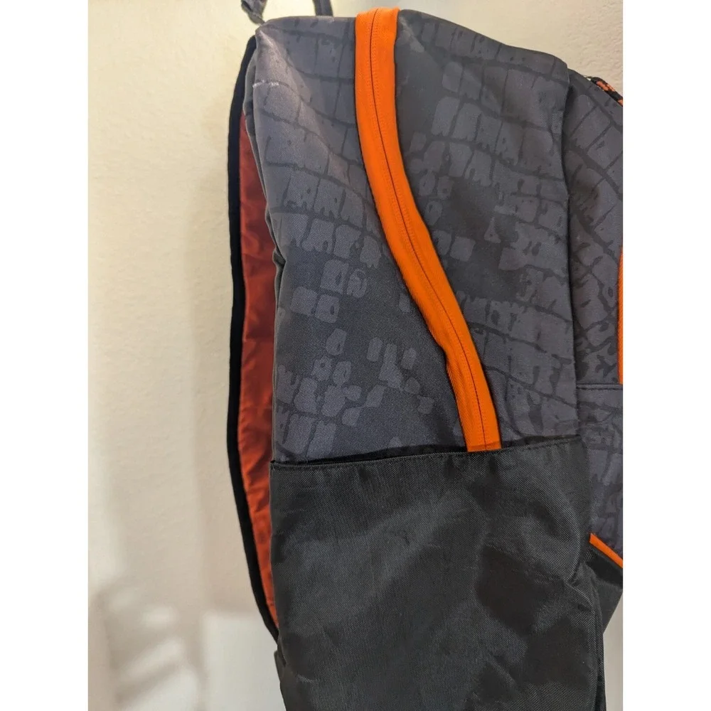 EastSport Backpack Large Black Gray Orange School Sports Daypack backpacking hik